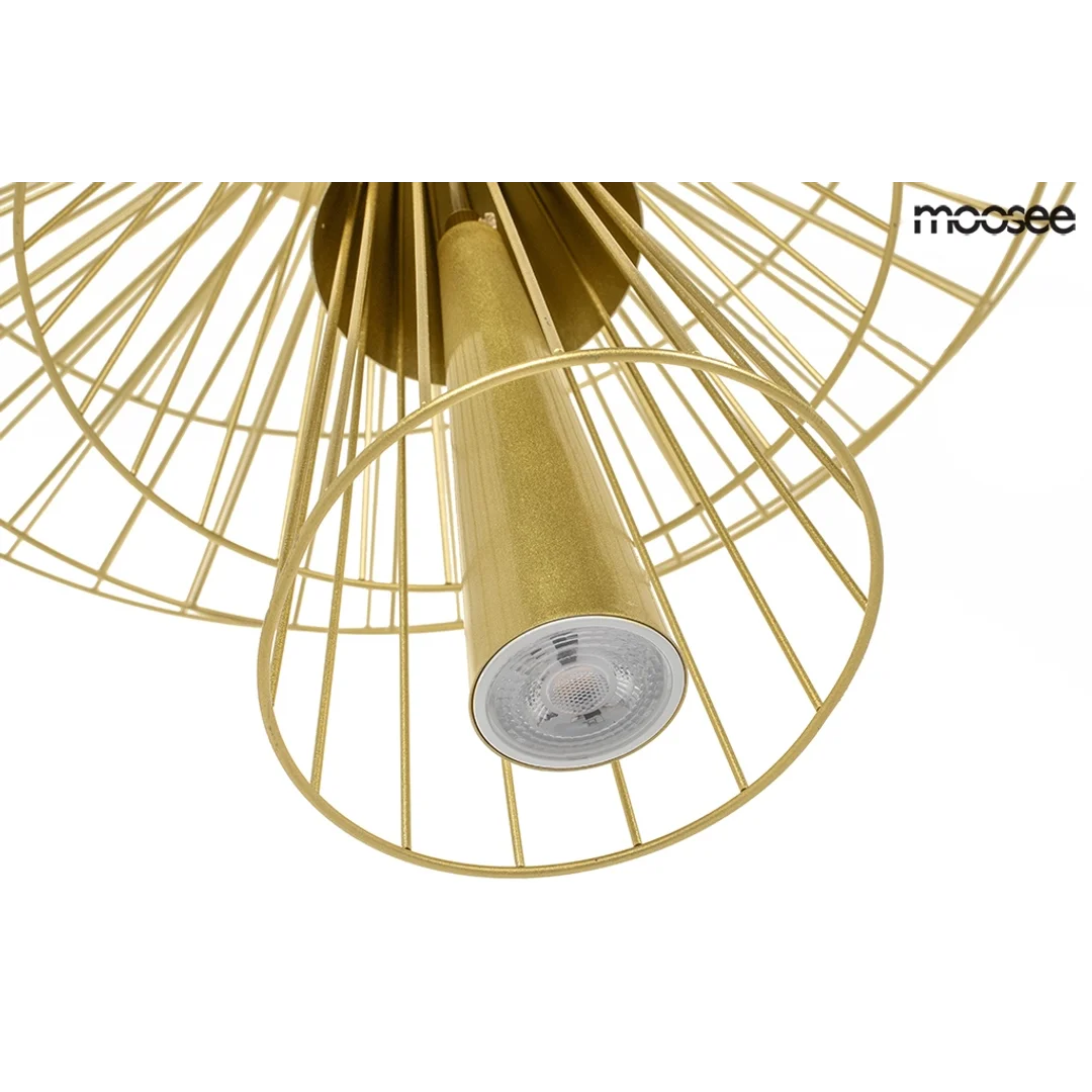MOOSEE lampa wisząca SESTO złota — zdjęcie 7
