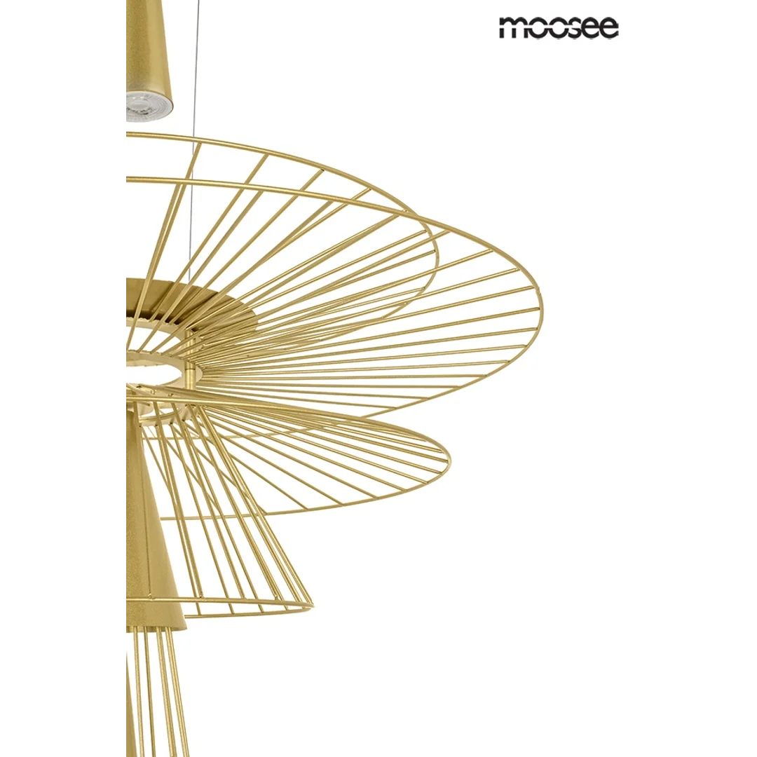 MOOSEE lampa wisząca SESTO złota — zdjęcie 9