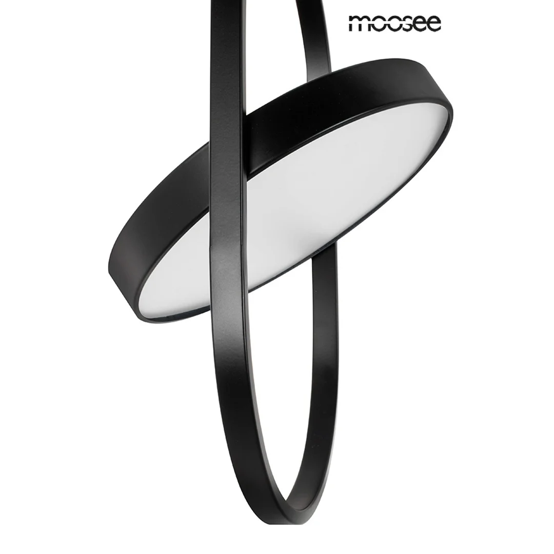 MOOSEE lampa wisząca SPINNER 26 czarna — zdjęcie 5