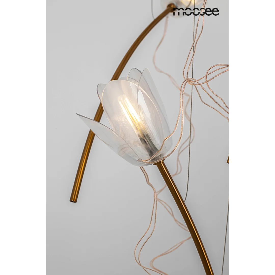 MOOSEE lampa wisząca TULIPPE 14 DISC złota — zdjęcie 3