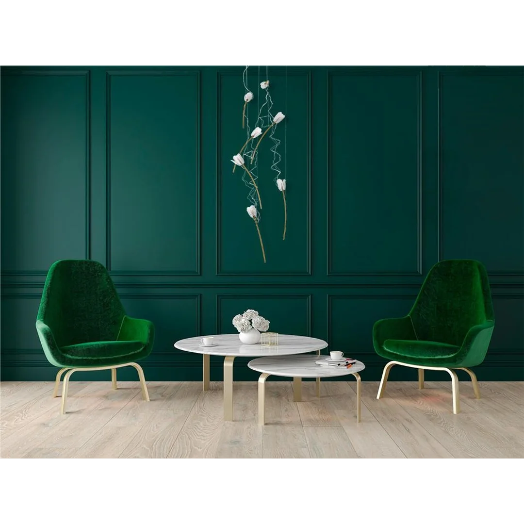 MOOSEE lampa wisząca TULIPPE 7 DISC złota — zdjęcie 10