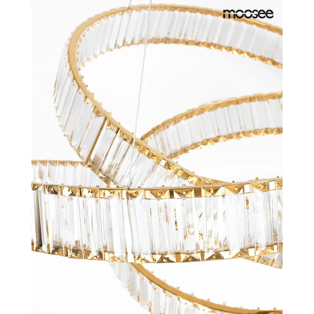 MOOSEE lampa wisząca WAVE 80 złota — zdjęcie 4