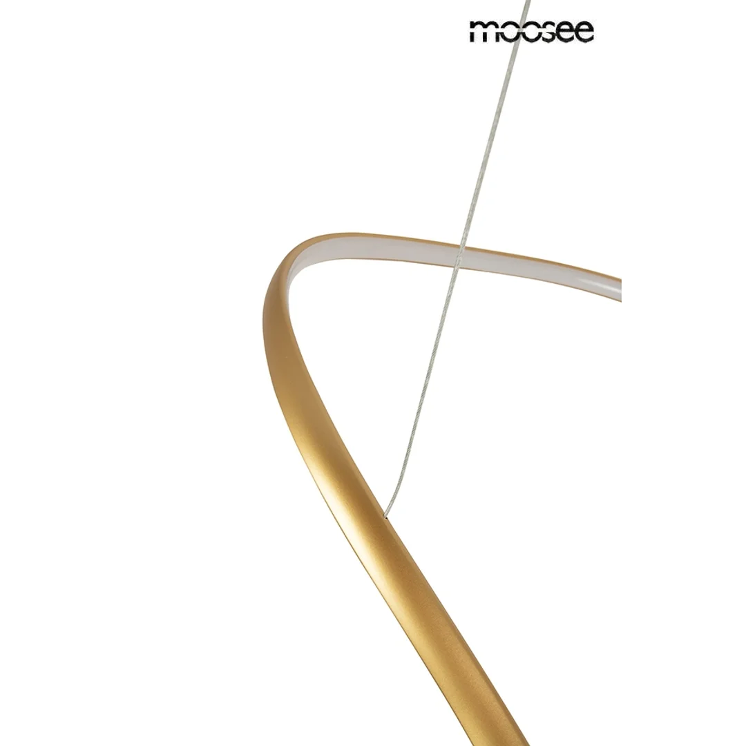 MOOSEE lampa wisząca WAVES 80 złota — zdjęcie 4