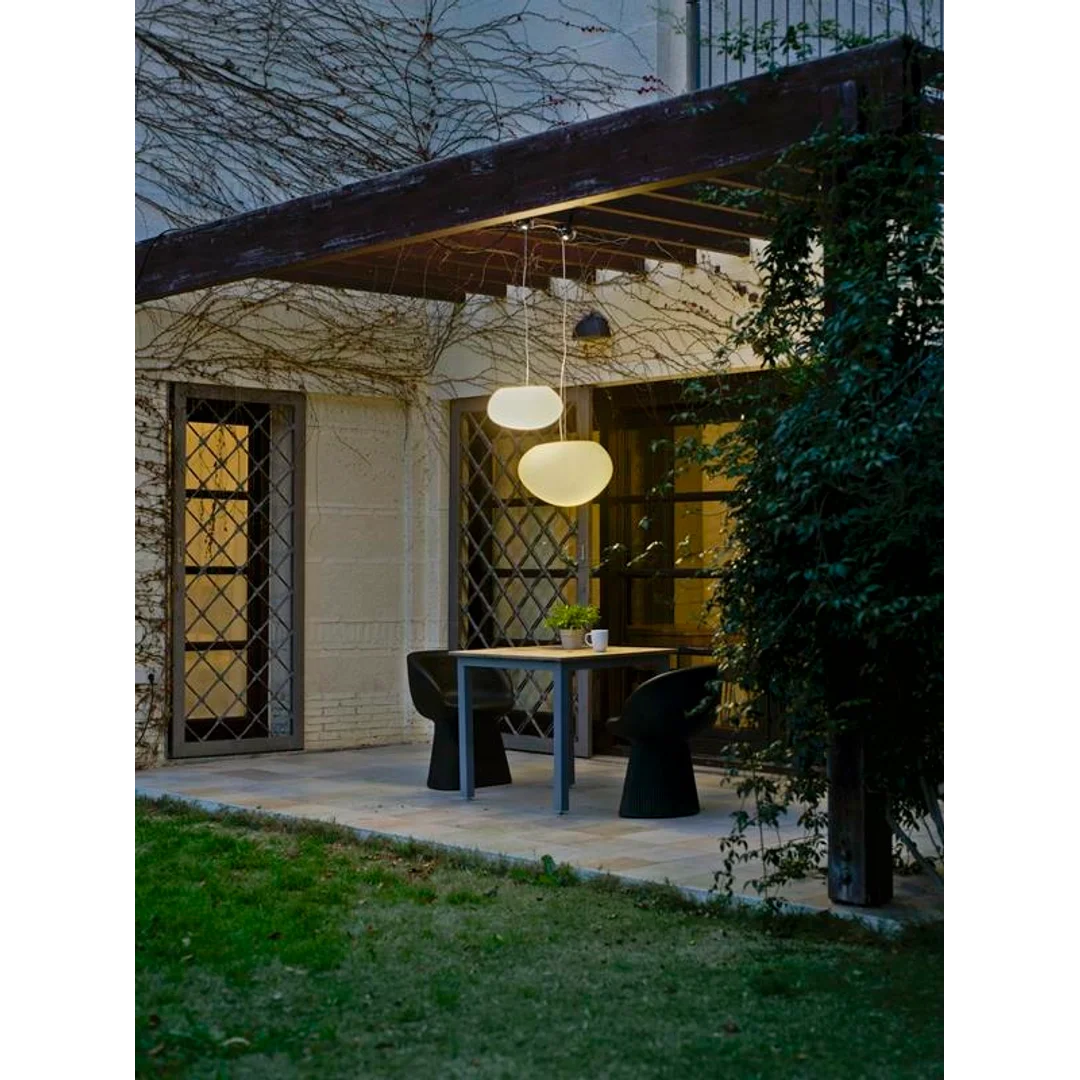 NEW GARDEN lampa wisząca PETRA 60 HANG biała — zdjęcie 2