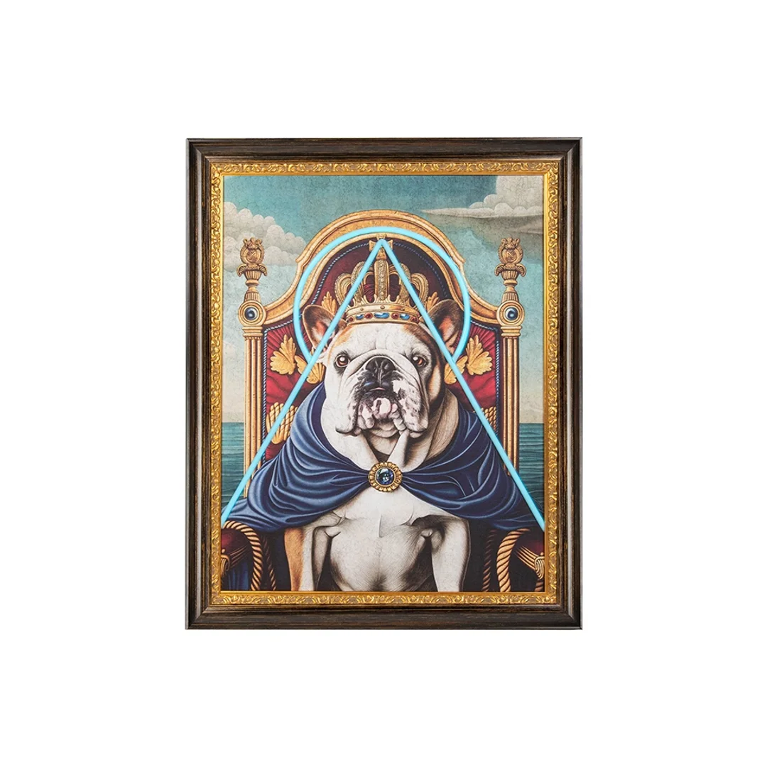 Obraz NEON BULLDOG 80x100 cm — zdjęcie 2
