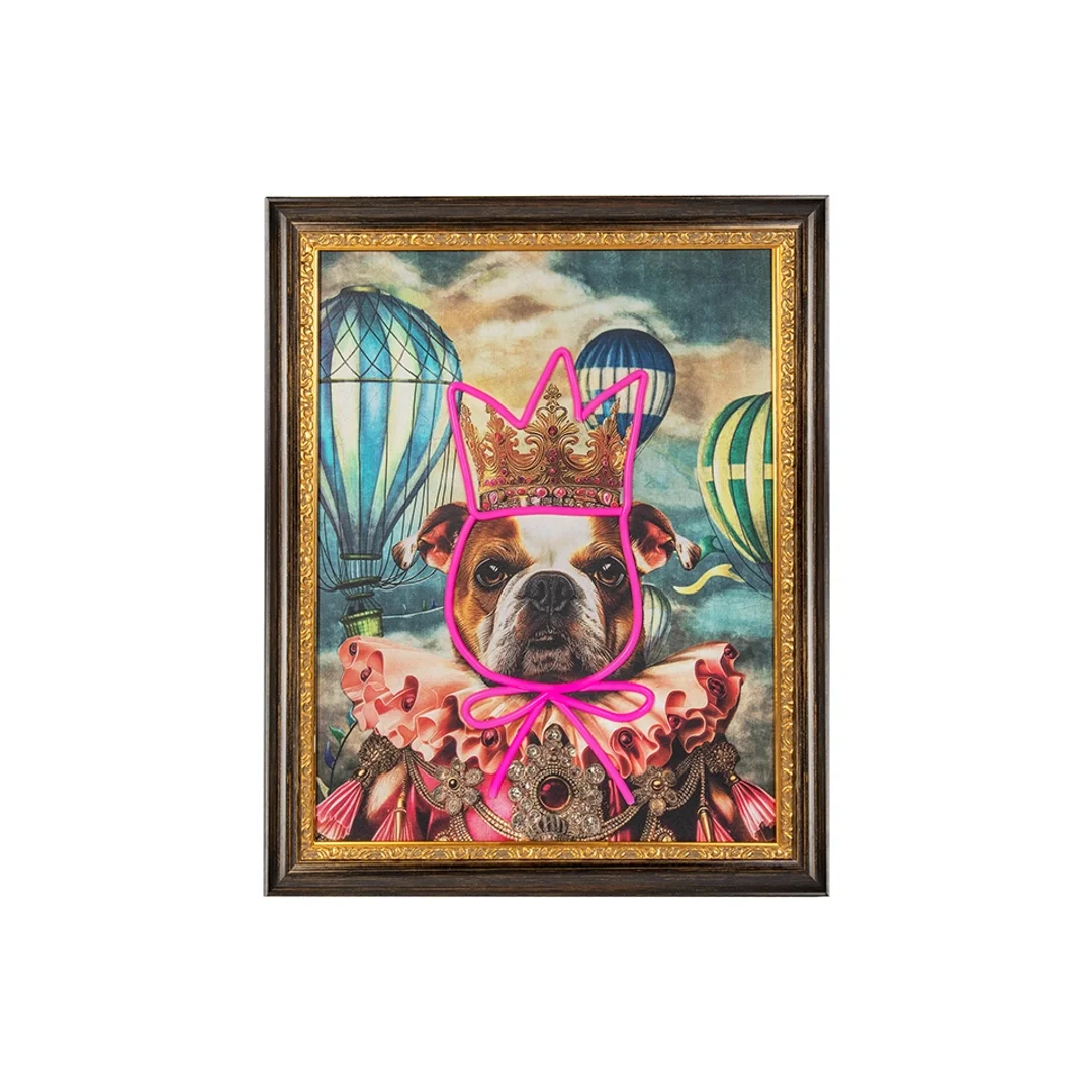 Obraz NEON BULLDOG BALOON 80x100 cm — zdjęcie 2