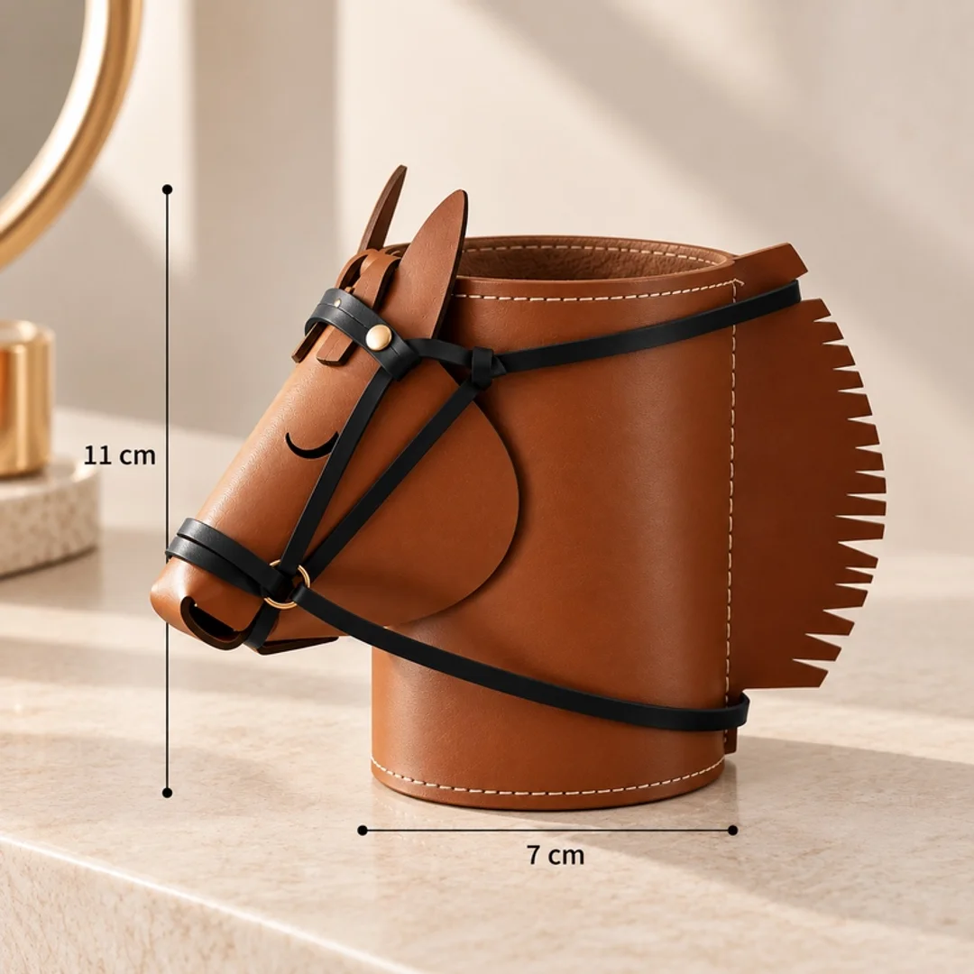 Organizer SHP HORSE brązowy — zdjęcie 4