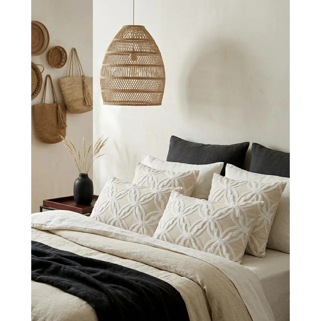Poduszka dekoracyjna SHP BOHO 30x50 beżowa — zdjęcie 6
