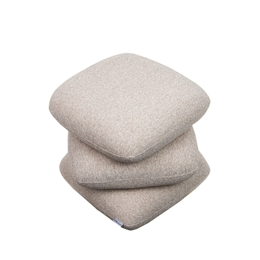 Pufa STONES beżowa — zdjęcie 4