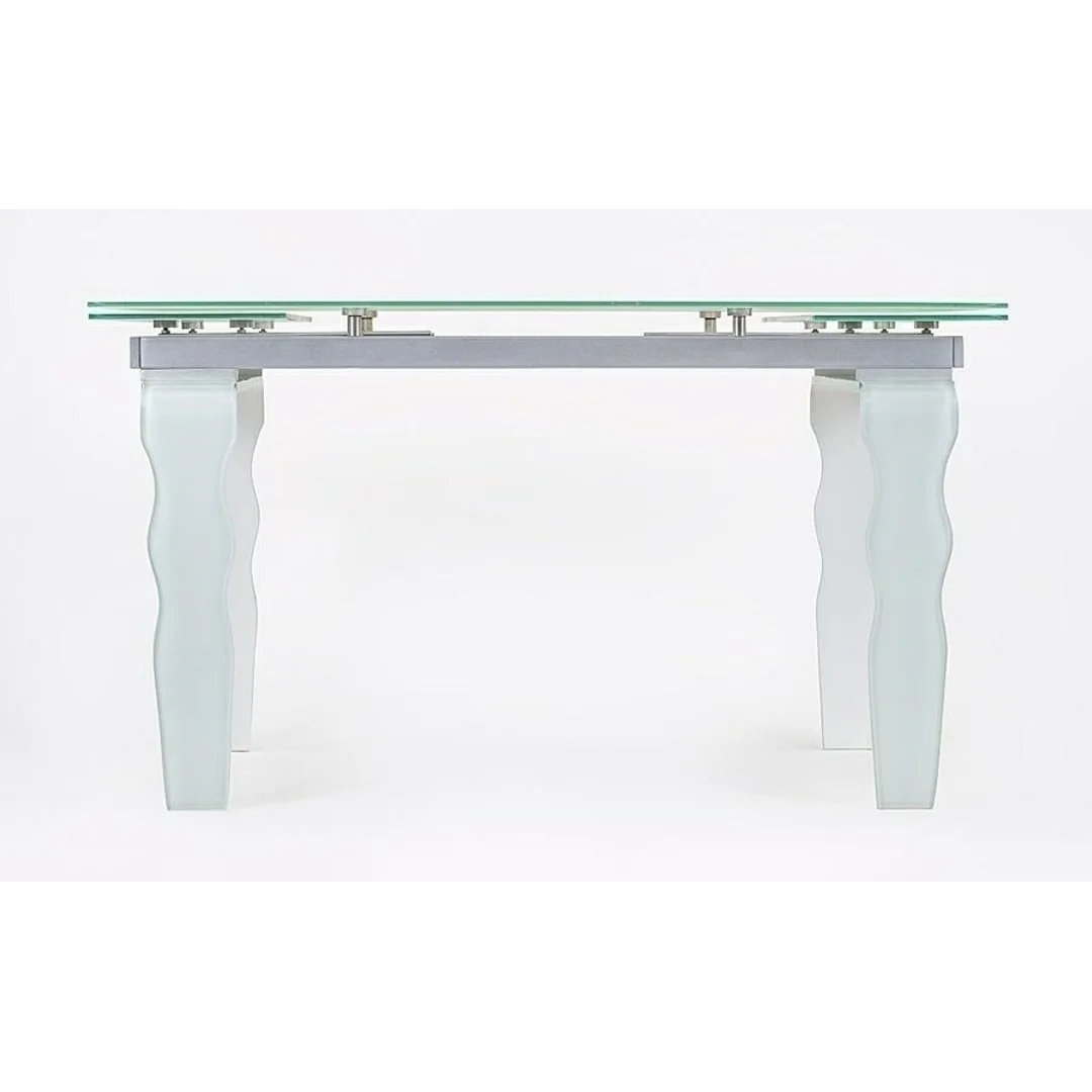 Stół szklany VENDOME OPTI WHITE 200-300 biały / rozkładany