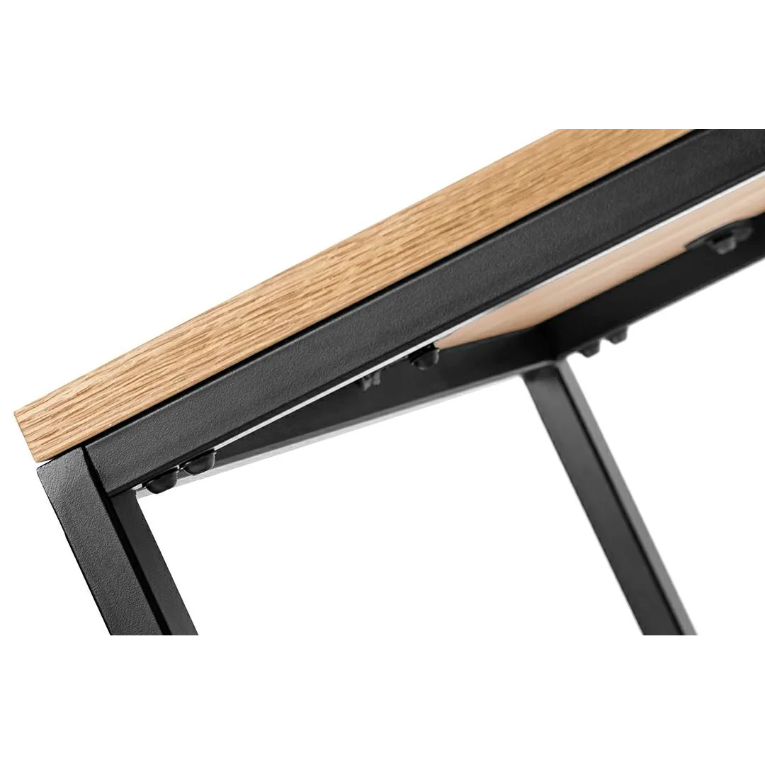 Stolik GALLER dąb - gazetnik, MDF, metal — zdjęcie 8