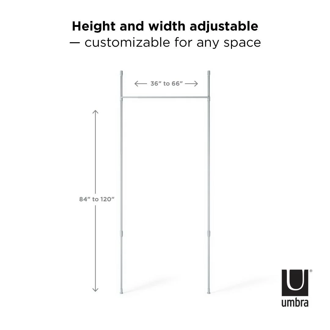 UMBRA karnisz ANYWHERE metaliczny — zdjęcie 6