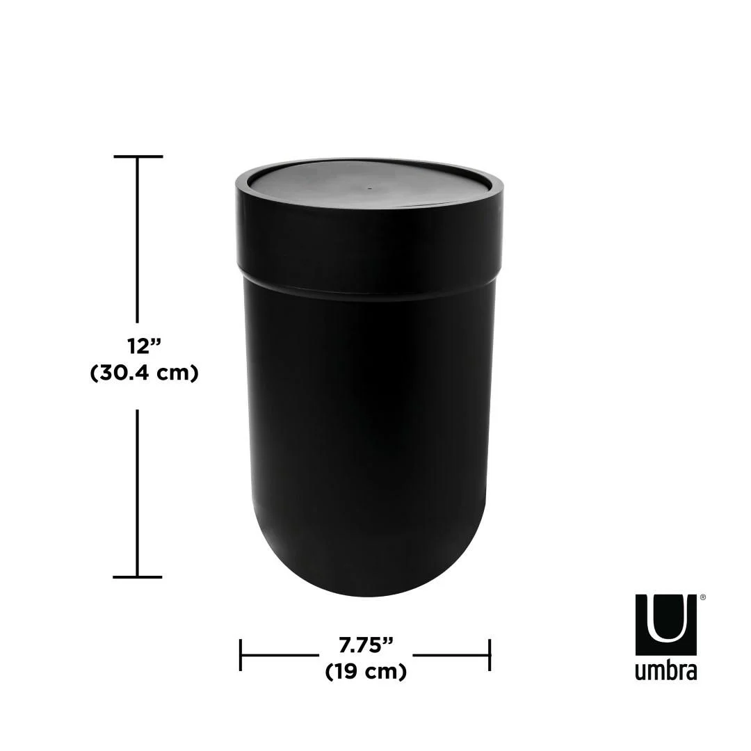 UMBRA kosz na śmieci TOUCH - czarny — zdjęcie 5