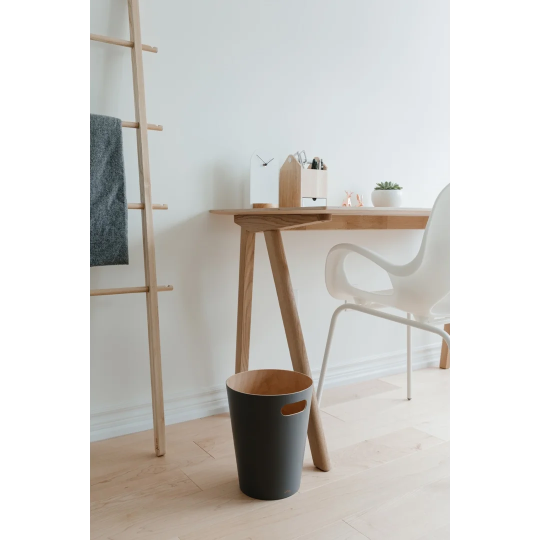 UMBRA kosz na śmieci WOODROW - charcoal — zdjęcie 4
