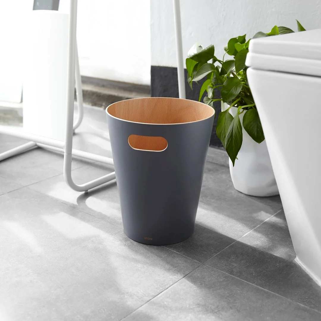 UMBRA kosz na śmieci WOODROW - charcoal — zdjęcie 5