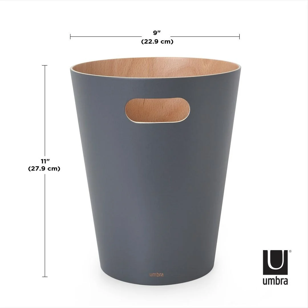 UMBRA kosz na śmieci WOODROW - charcoal — zdjęcie 6