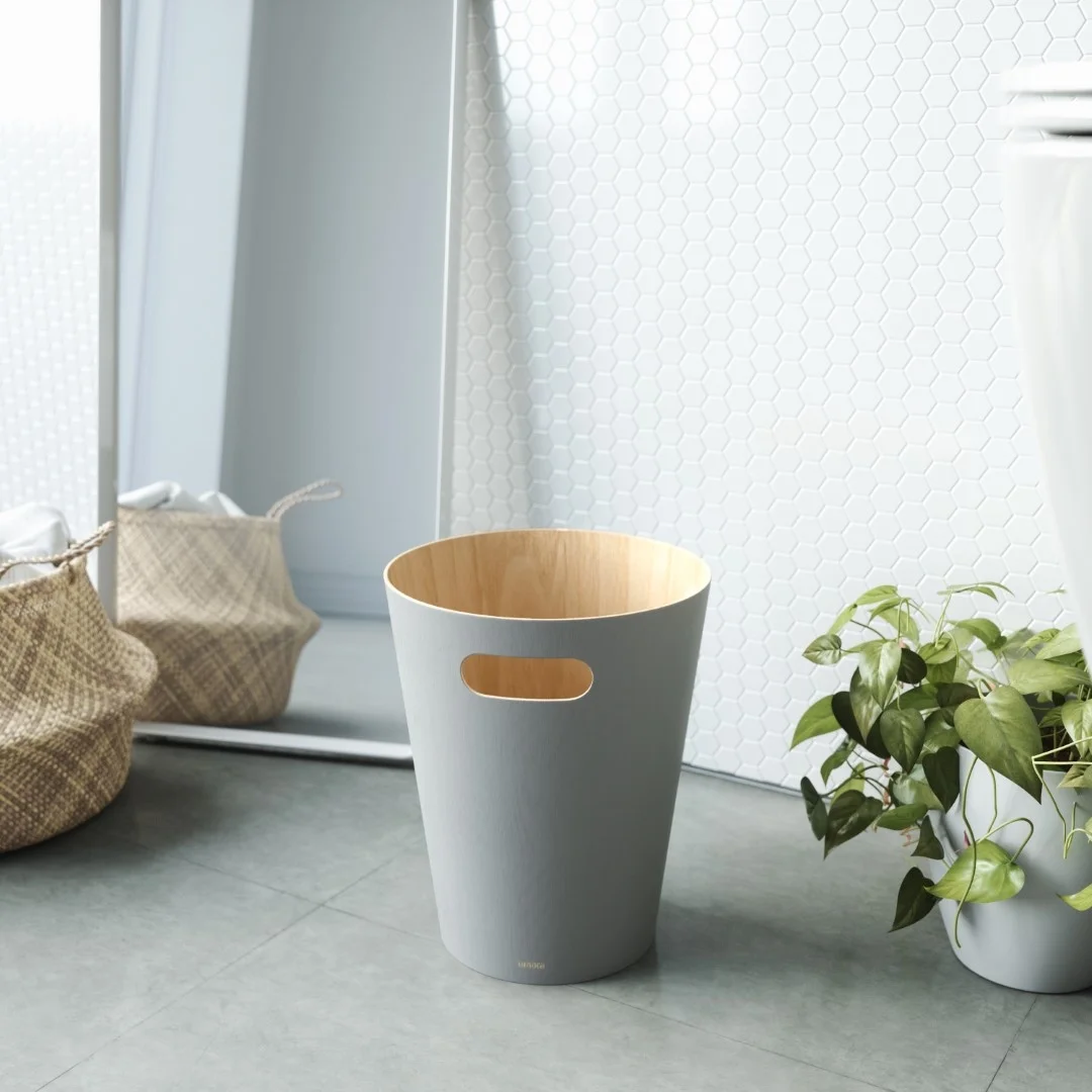 UMBRA kosz na śmieci WOODROW - gray — zdjęcie 5