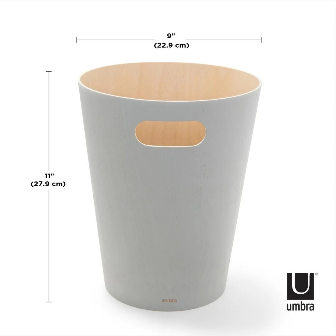 UMBRA kosz na śmieci WOODROW - gray — zdjęcie 6