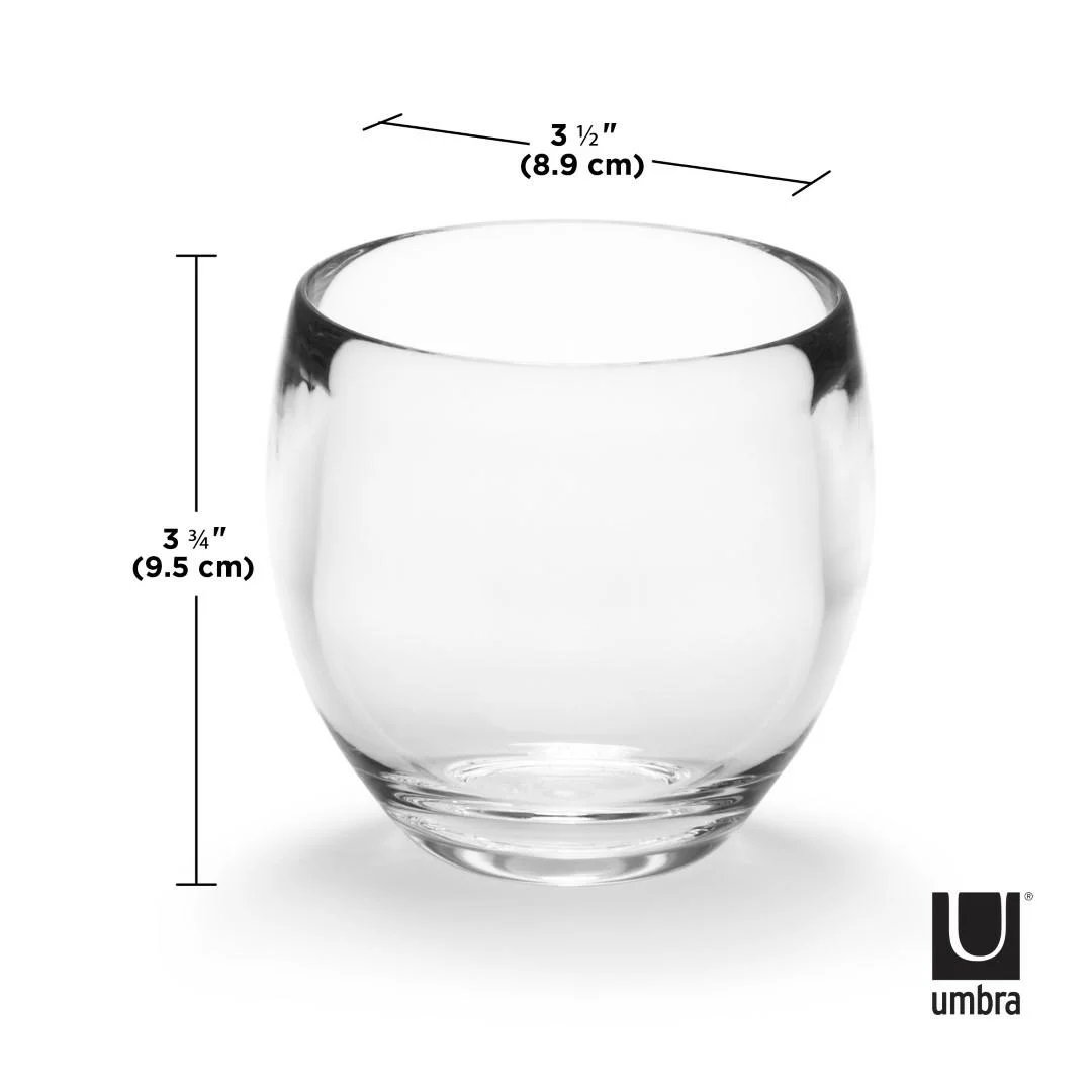 UMBRA kubek łazienkowy DROPLET przezroczysty — zdjęcie 6