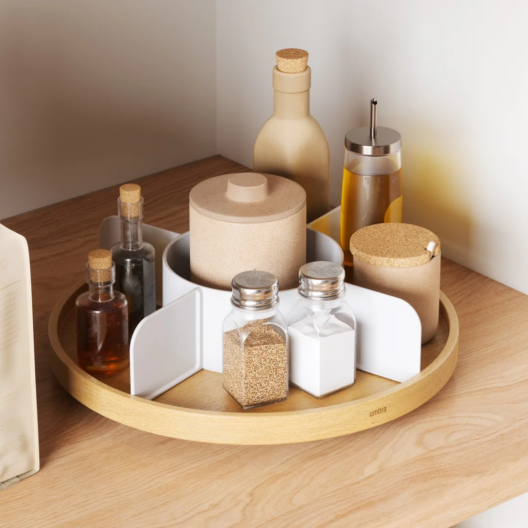 UMBRA organizer BELLWOOD LAZY SUSAN — zdjęcie 3