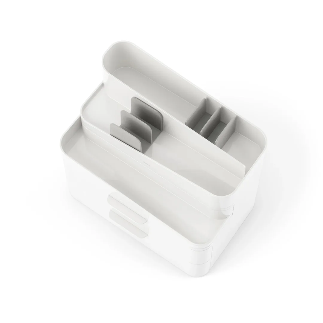 UMBRA organizer kosmetyków GLAM LARGE biały — zdjęcie 4