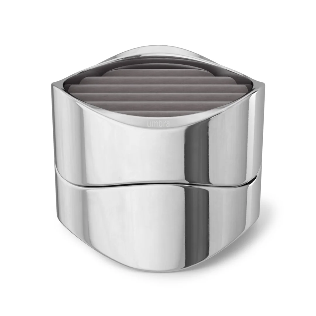 UMBRA organizer na biżuterię WAVY chrom — zdjęcie 3