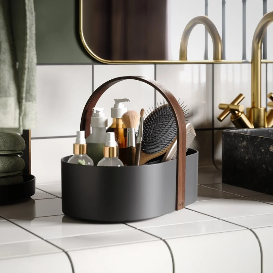 UMBRA organizer na kosmetyki BELLWOOD czarny — zdjęcie 6