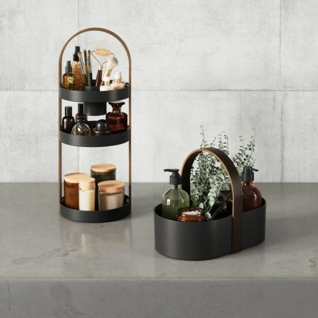 UMBRA organizer na kosmetyki BELLWOOD czarny — zdjęcie 7