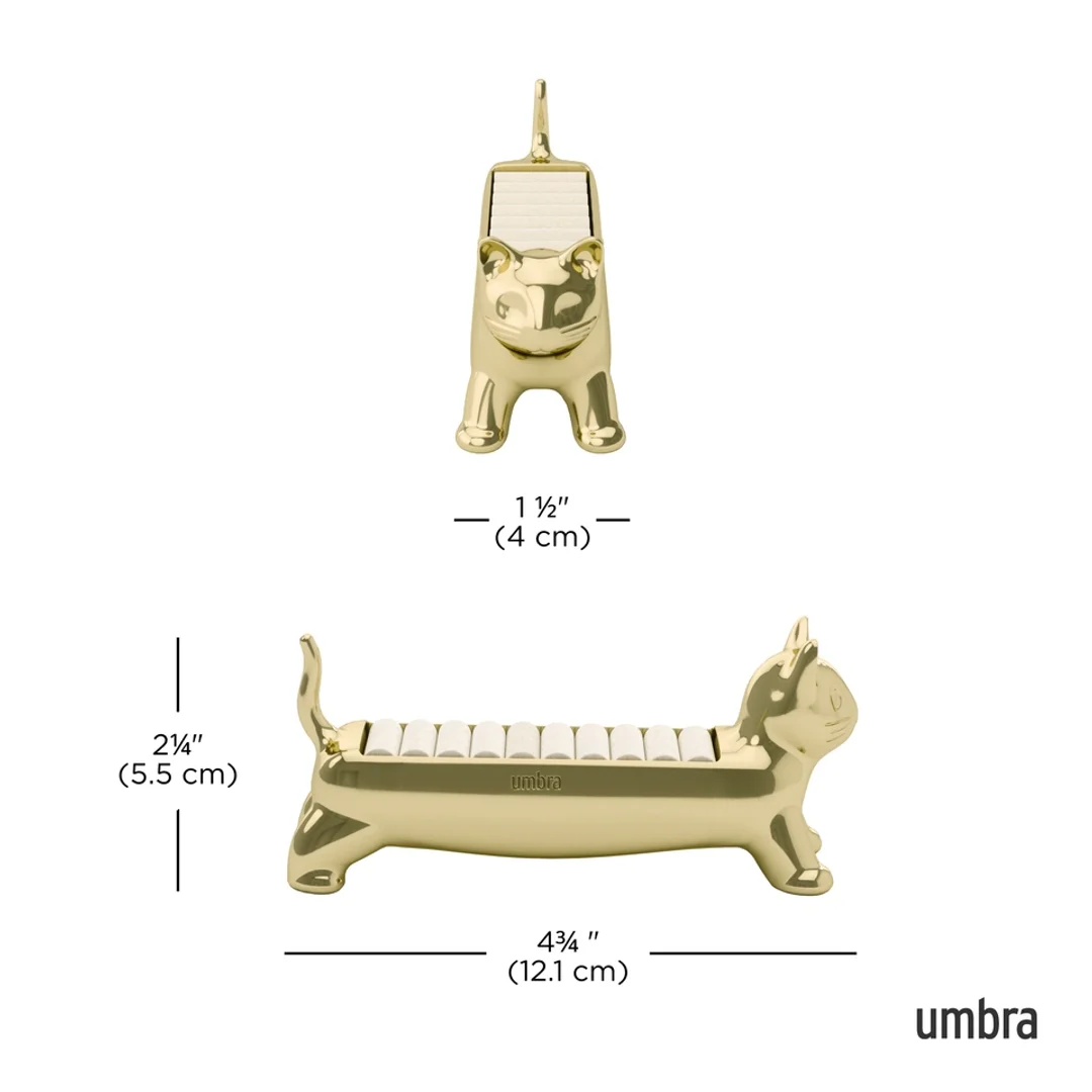 UMBRA organizer na pierścionki ALI CAT złoty — zdjęcie 7