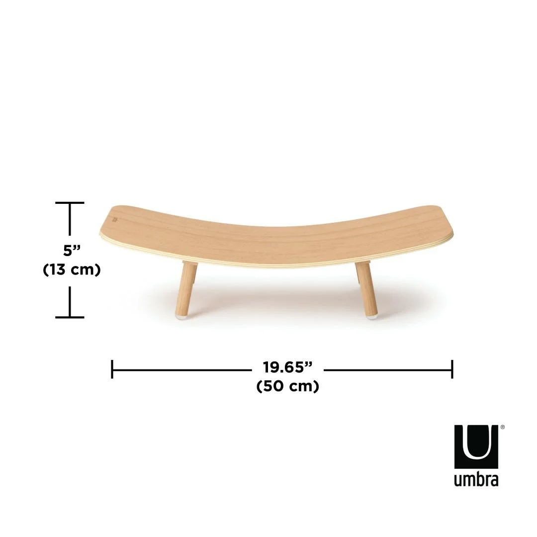 UMBRA stojak na wino VINOLA naturalny — zdjęcie 5