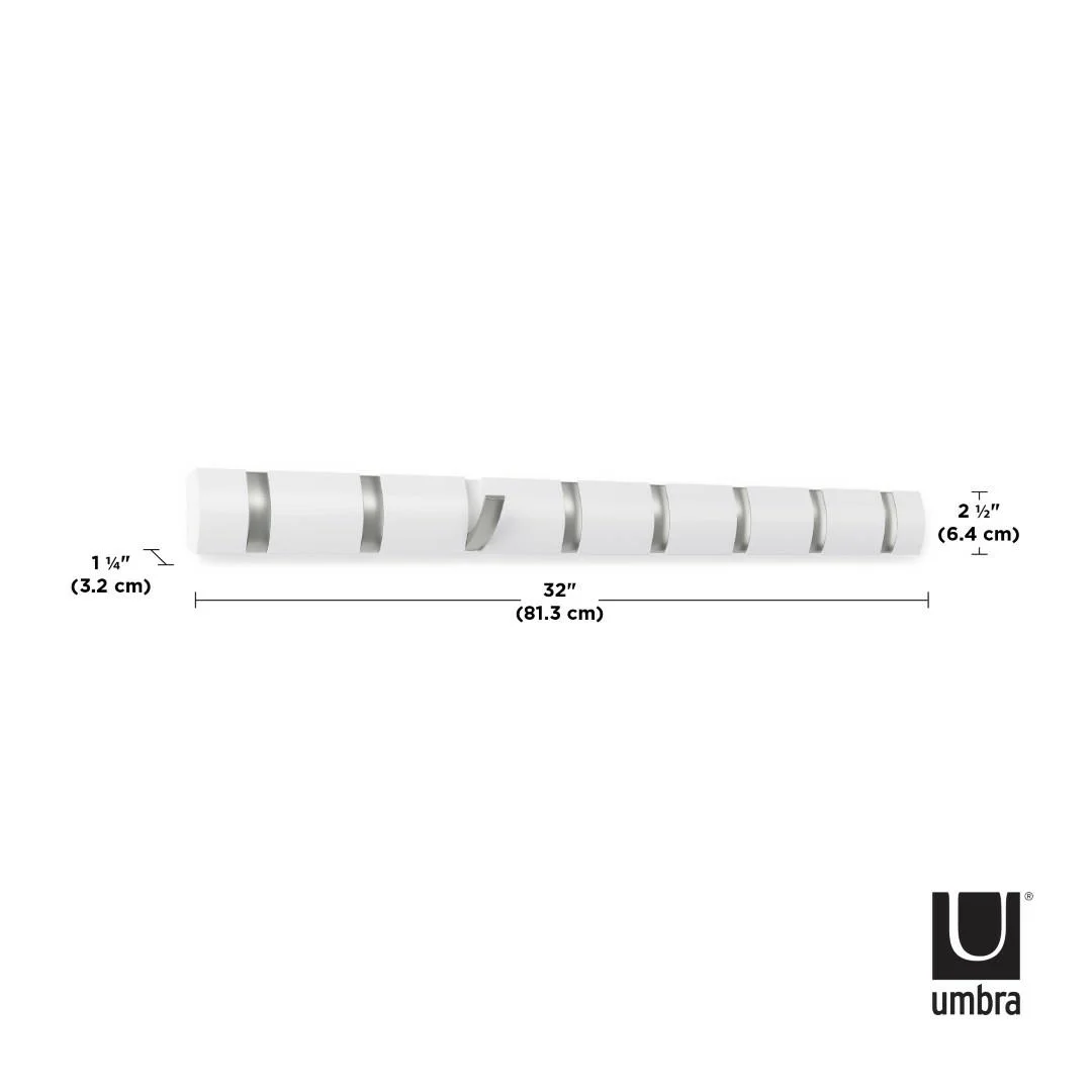 UMBRA wieszak na ubrania FLIP 8 biały — zdjęcie 4