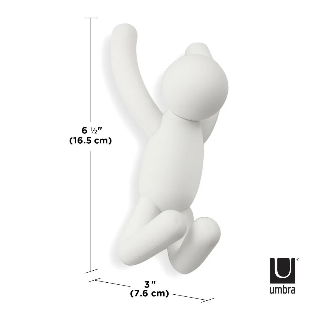 UMBRA wieszak ścienny BUDDY biały — zdjęcie 6