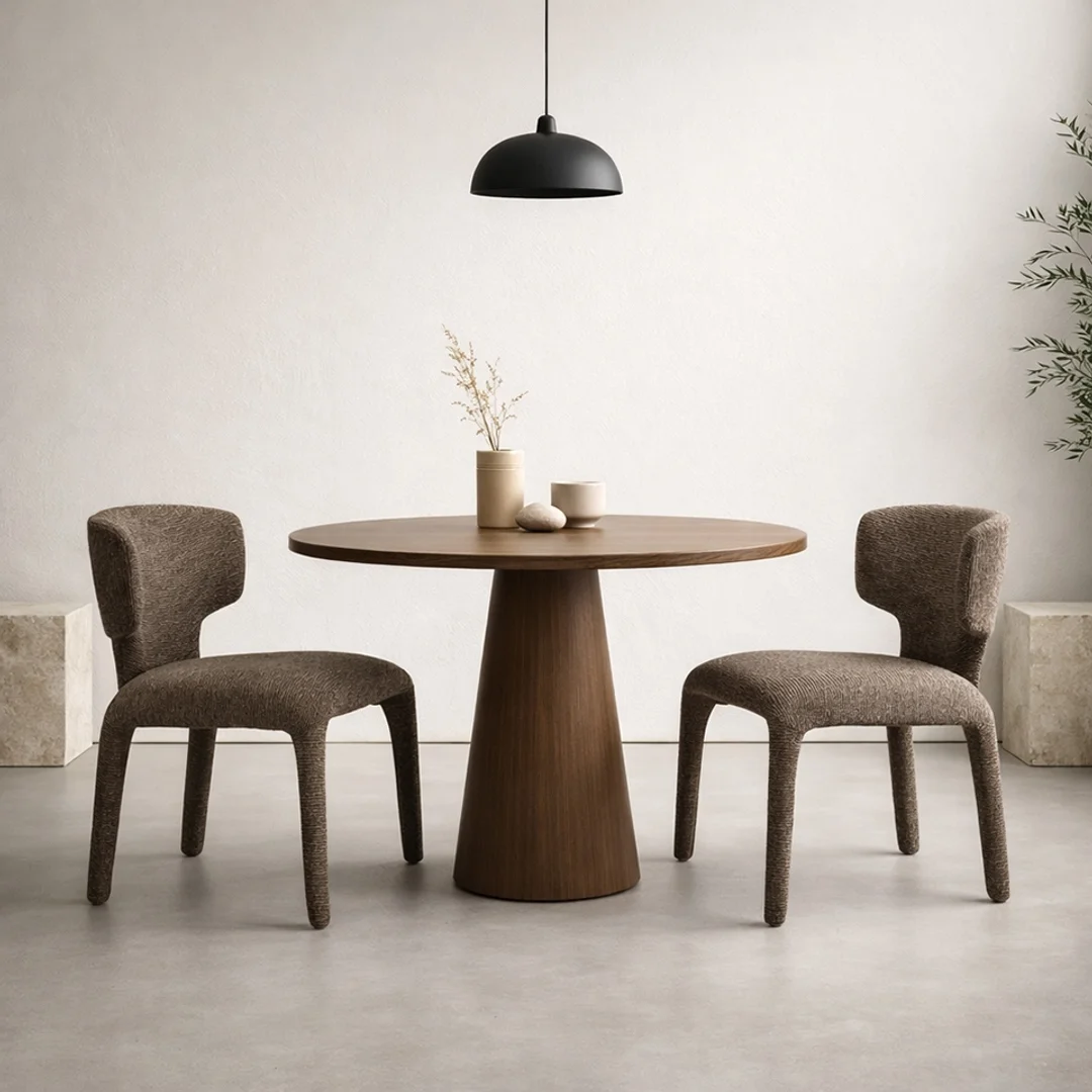 Zestaw 2 krzeseł APULIA brązowy / taupe — zdjęcie 11