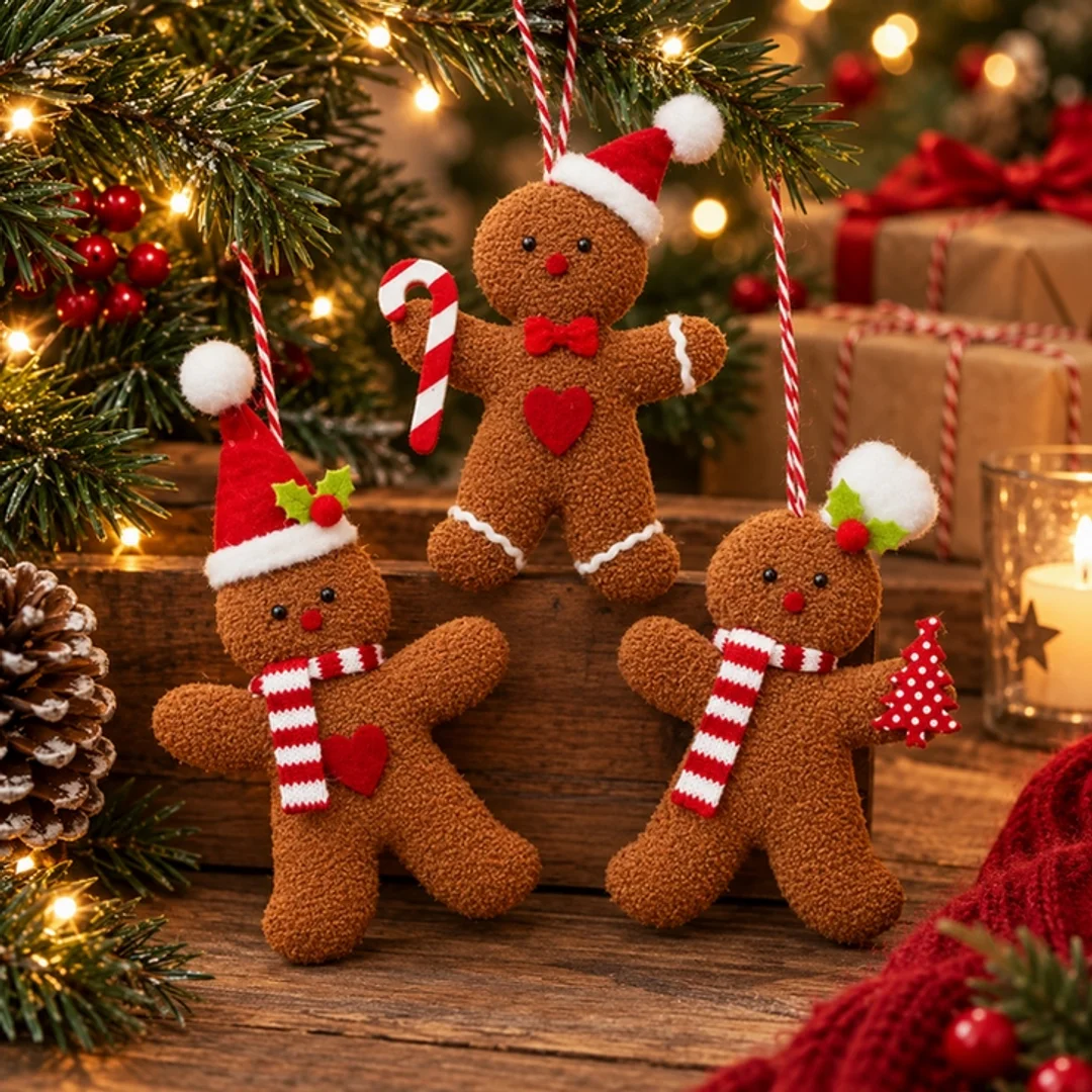 Zestaw 3 sztuk dekoracji pierniki SHP COOKIE — zdjęcie 3