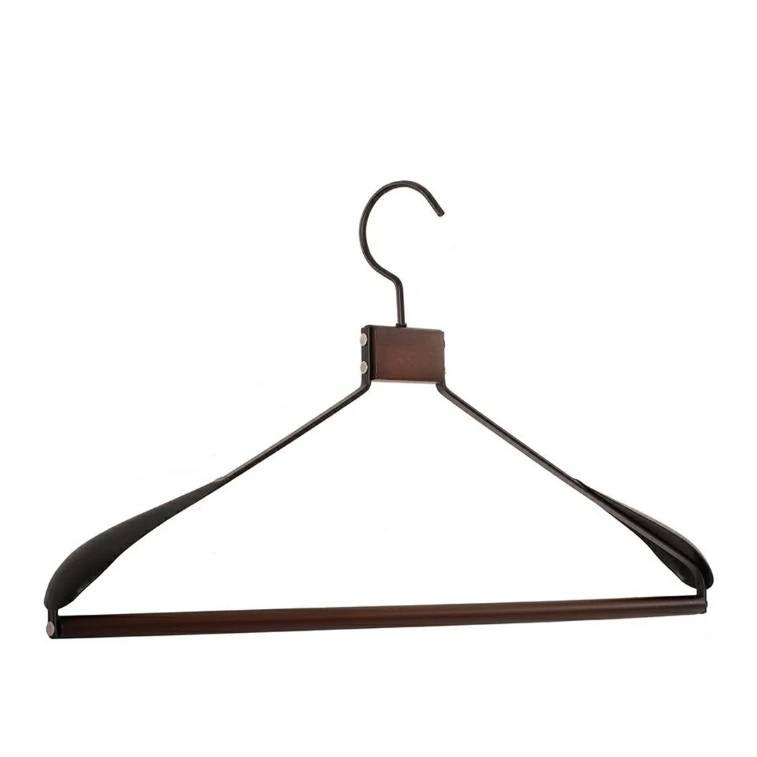 Zestaw 4 wieszaków SHP SOLID czarny — zdjęcie 2