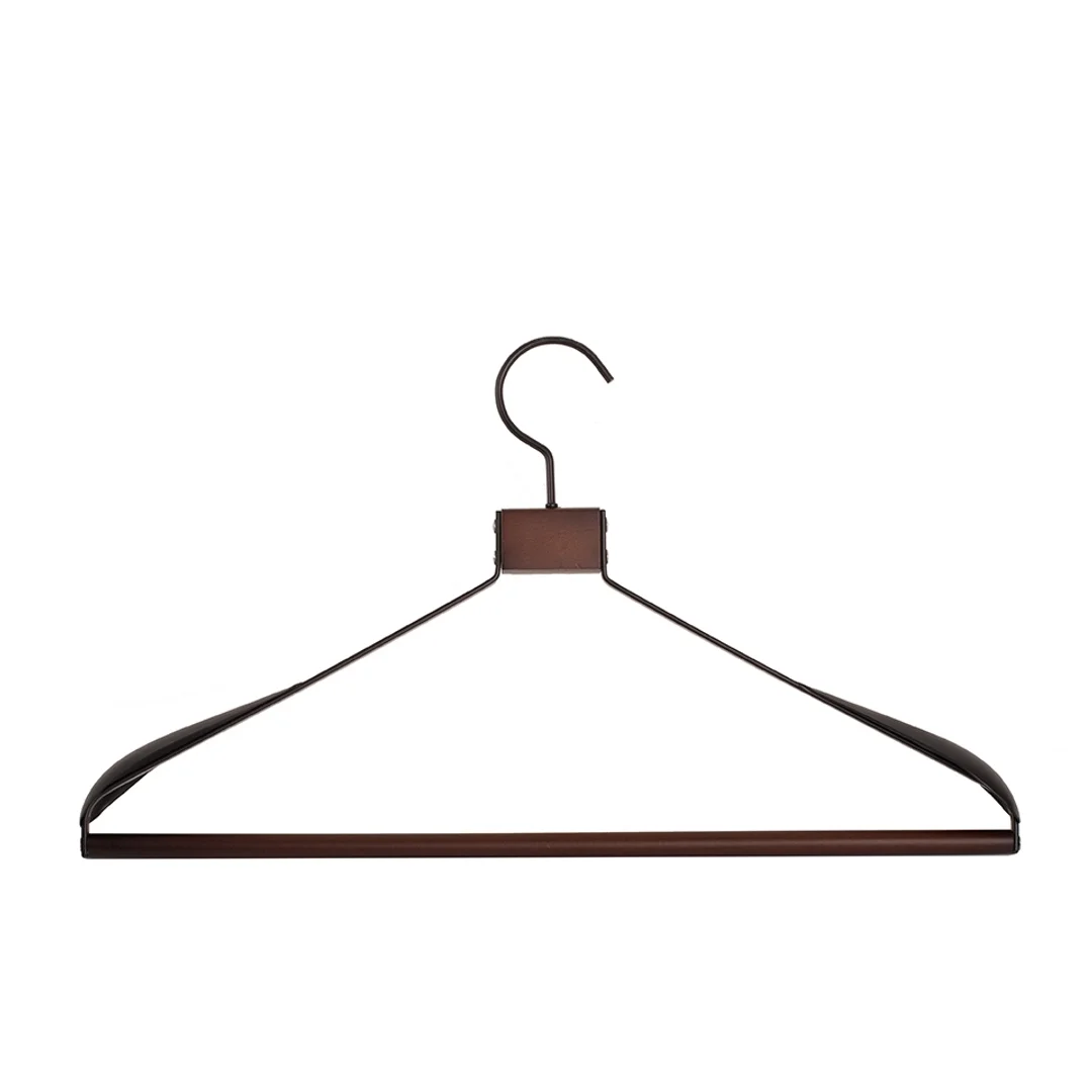 Zestaw 4 wieszaków SHP SOLID czarny — zdjęcie 3