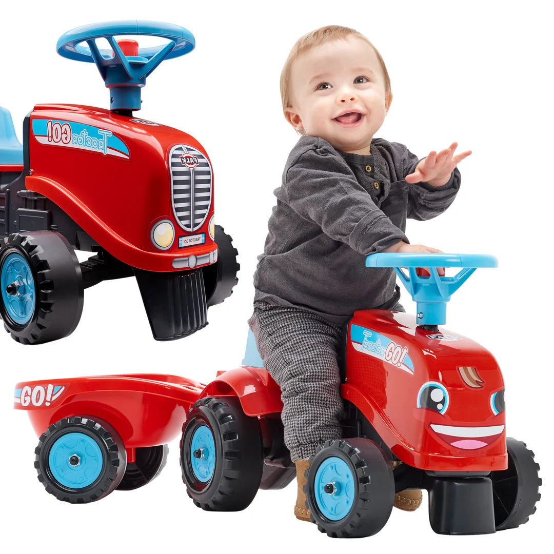 FALK Jeździk Traktor Go! z Przyczepą