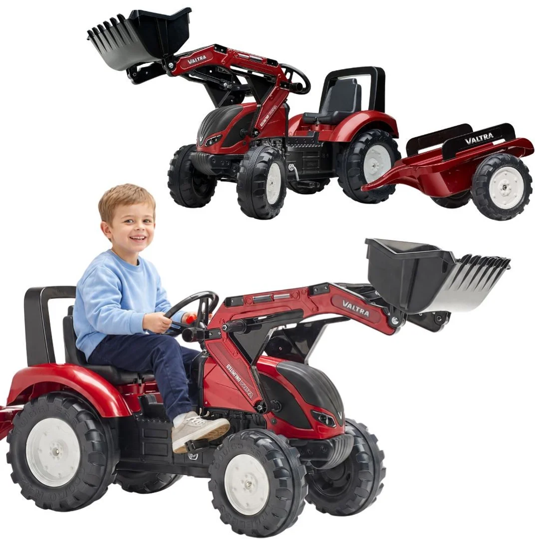 FALK Traktor na Pedały z Łyżką i Przyczepą