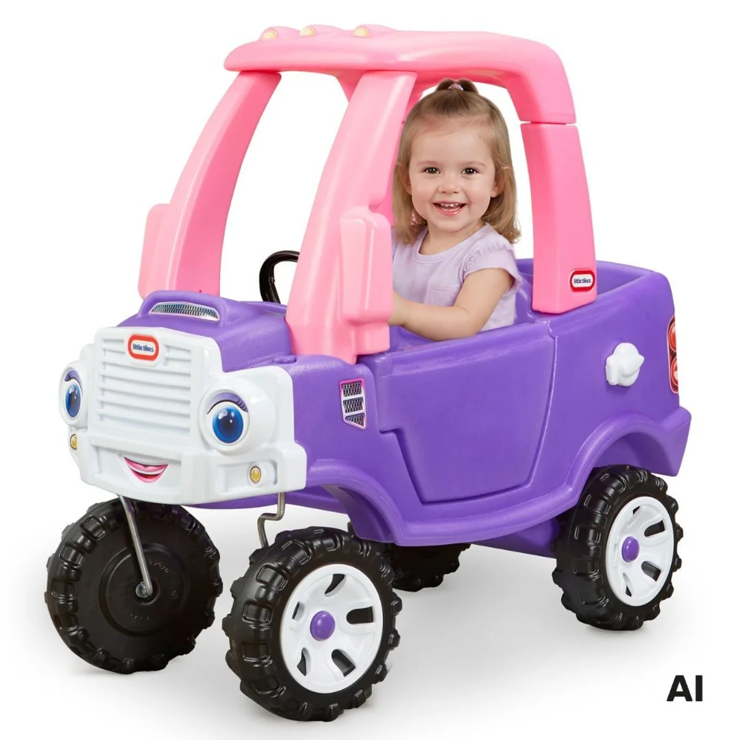 Little Tikes Cozy Truck Jeździk Samochód Terenowy Różowo Fioletowy dla Dzieci Cozy Truck