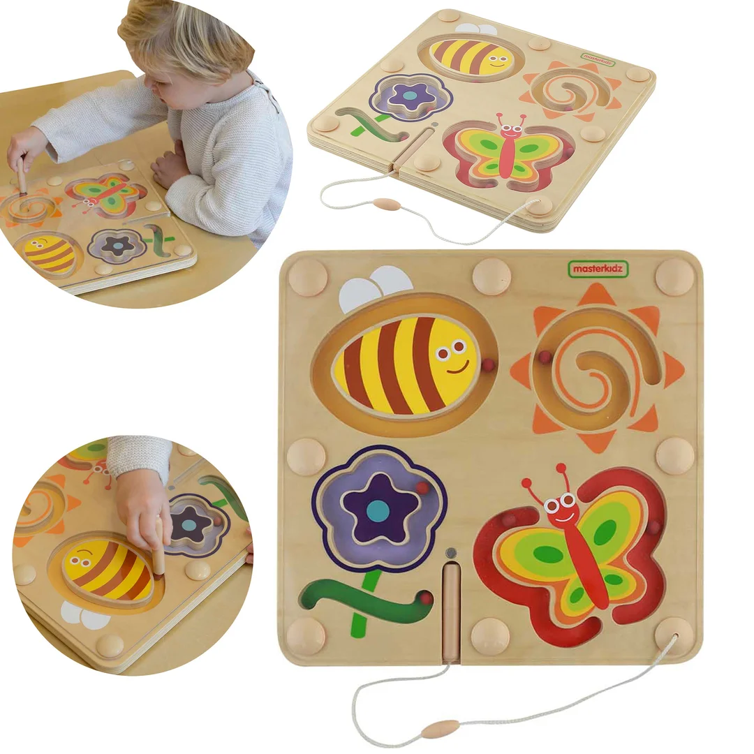 MASTERKIDZ Magnetyczny Labirynt Świat Owadów Tabliczka