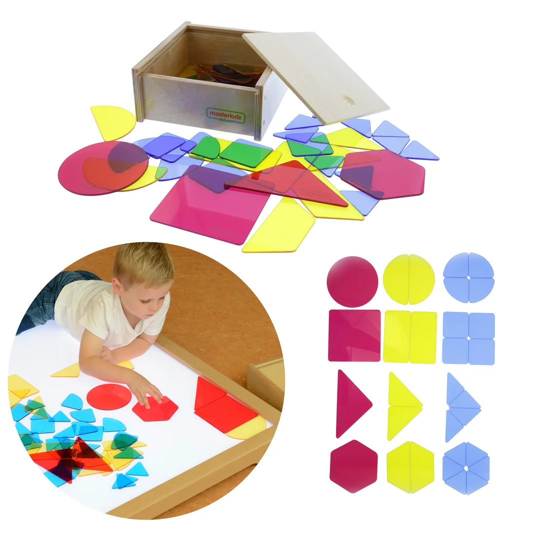 MASTERKIDZ Półprzezroczyste Kształty Geometryczne