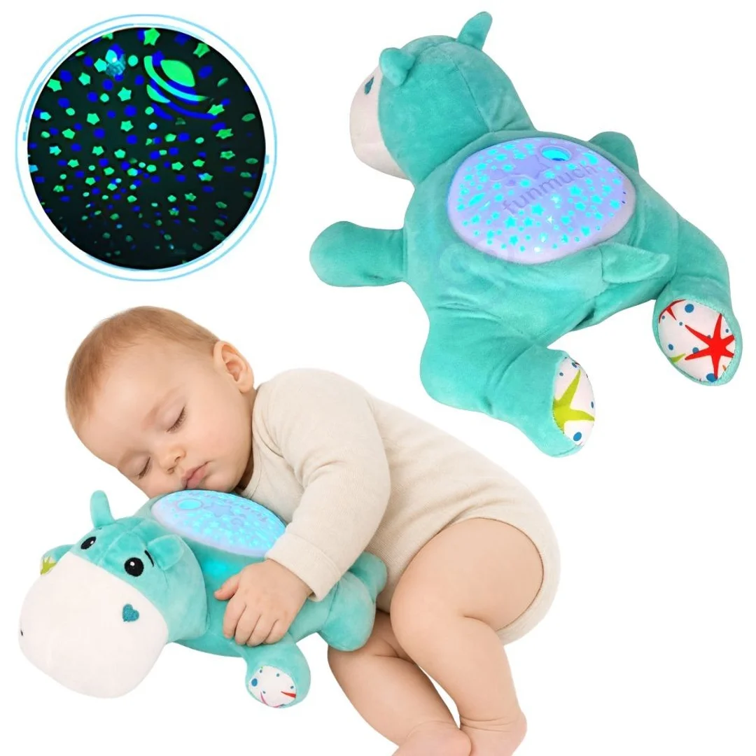 WOOPIE BABY Przytulanka Projektor Usypiacz Hipopotam