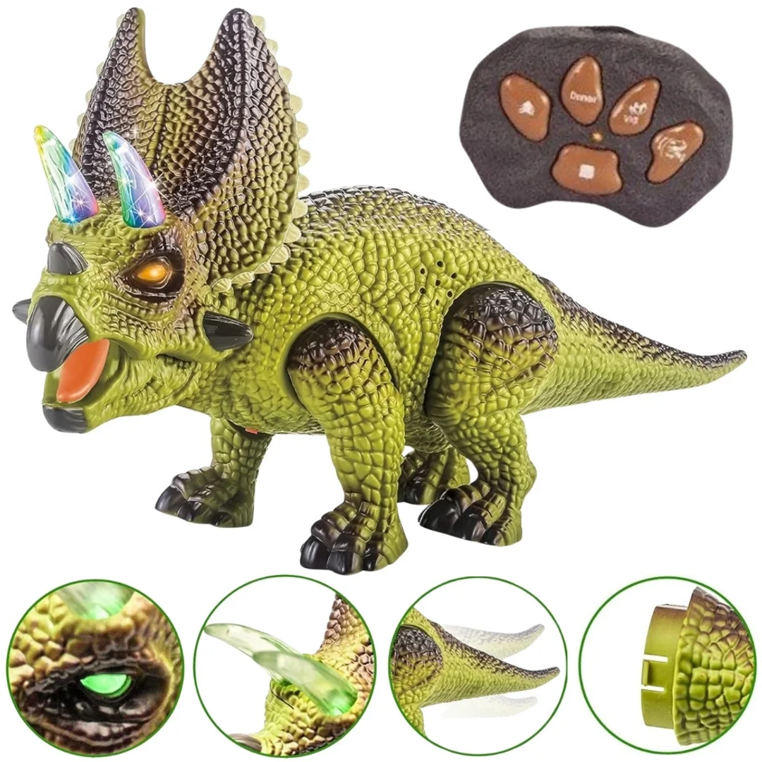 WOOPIE Dinozaur Zdalnie Sterowany Robot Triceratops