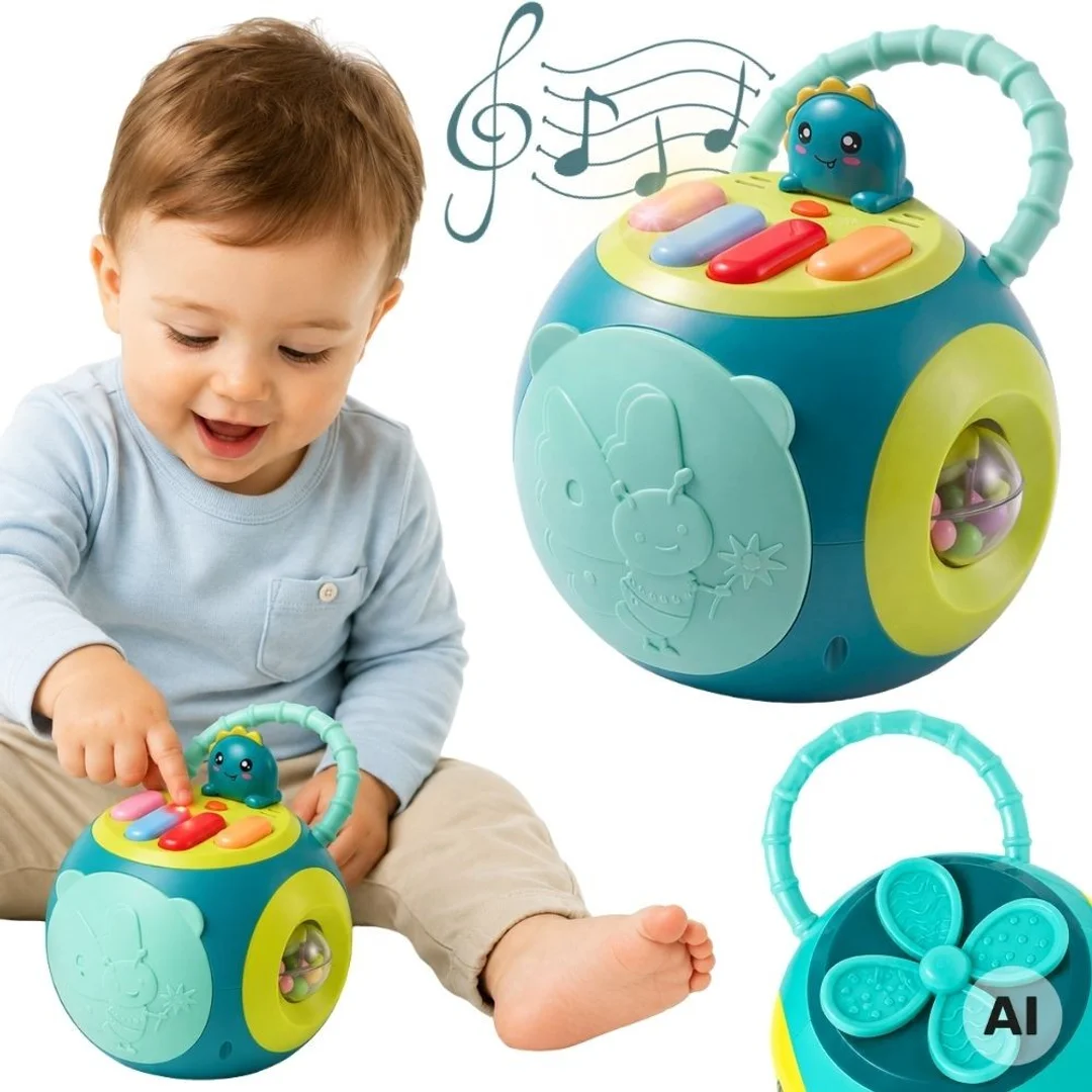 Woopie Interaktywna Kula Edukacyjna Montessori Pianinko
