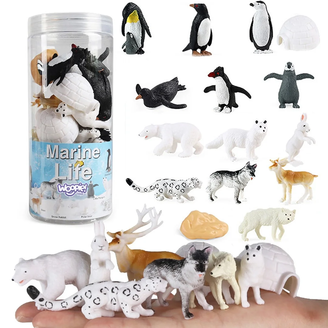WOOPIE Zestaw Figurki Zwierzęta Arktyczne