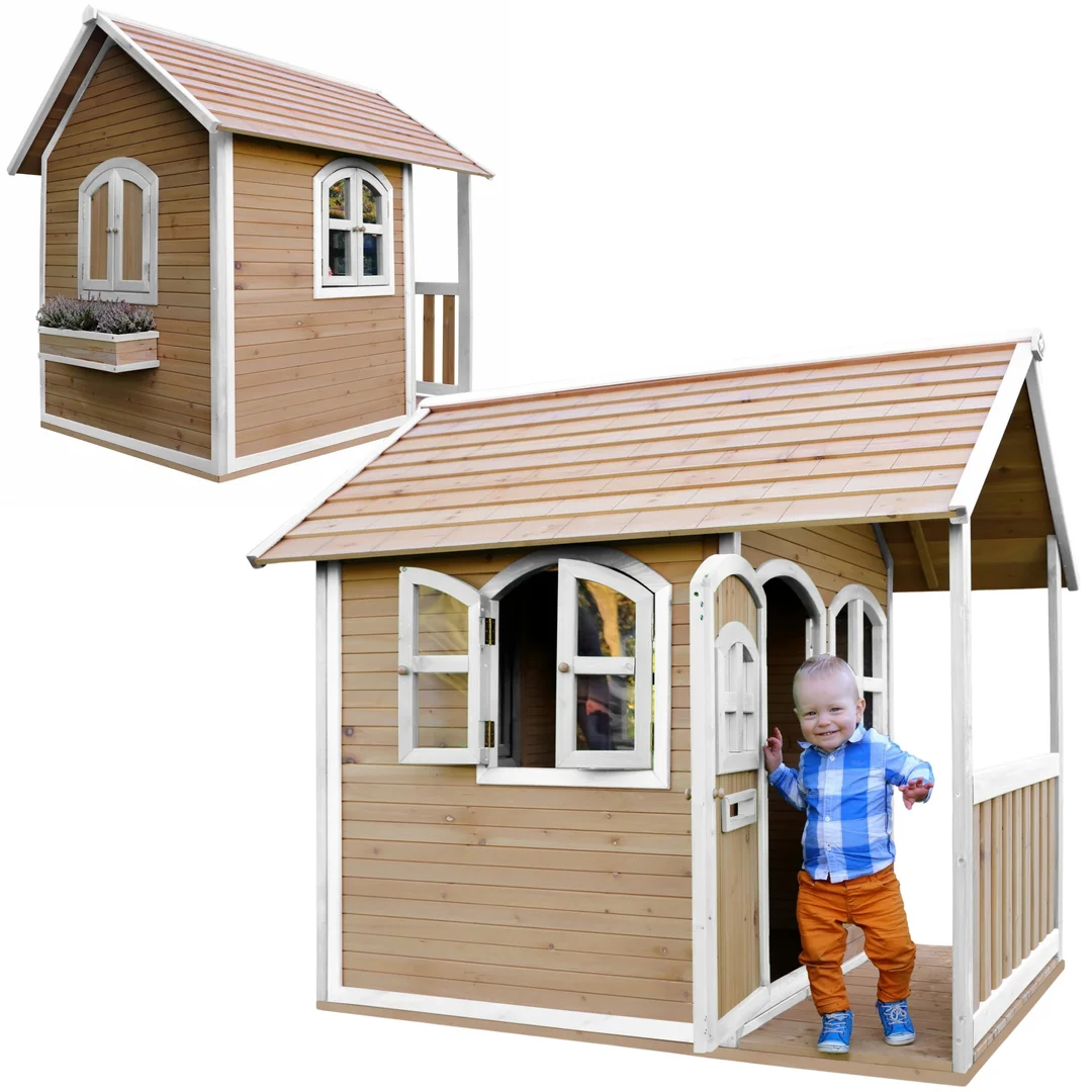 AXI Drewniany Domek z Oknami Alex Playhouse