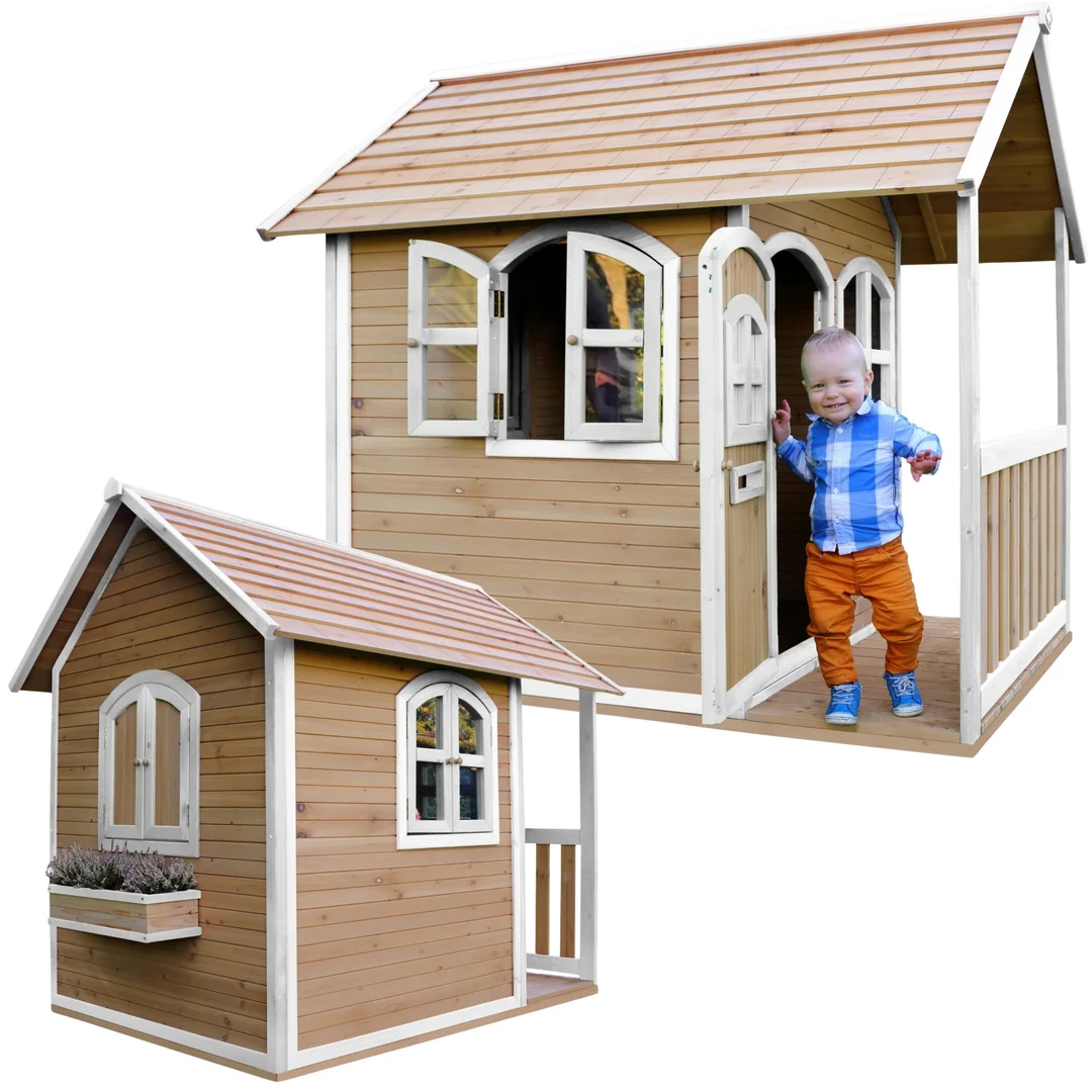 AXI Drewniany Domek z Oknami Alex Playhouse