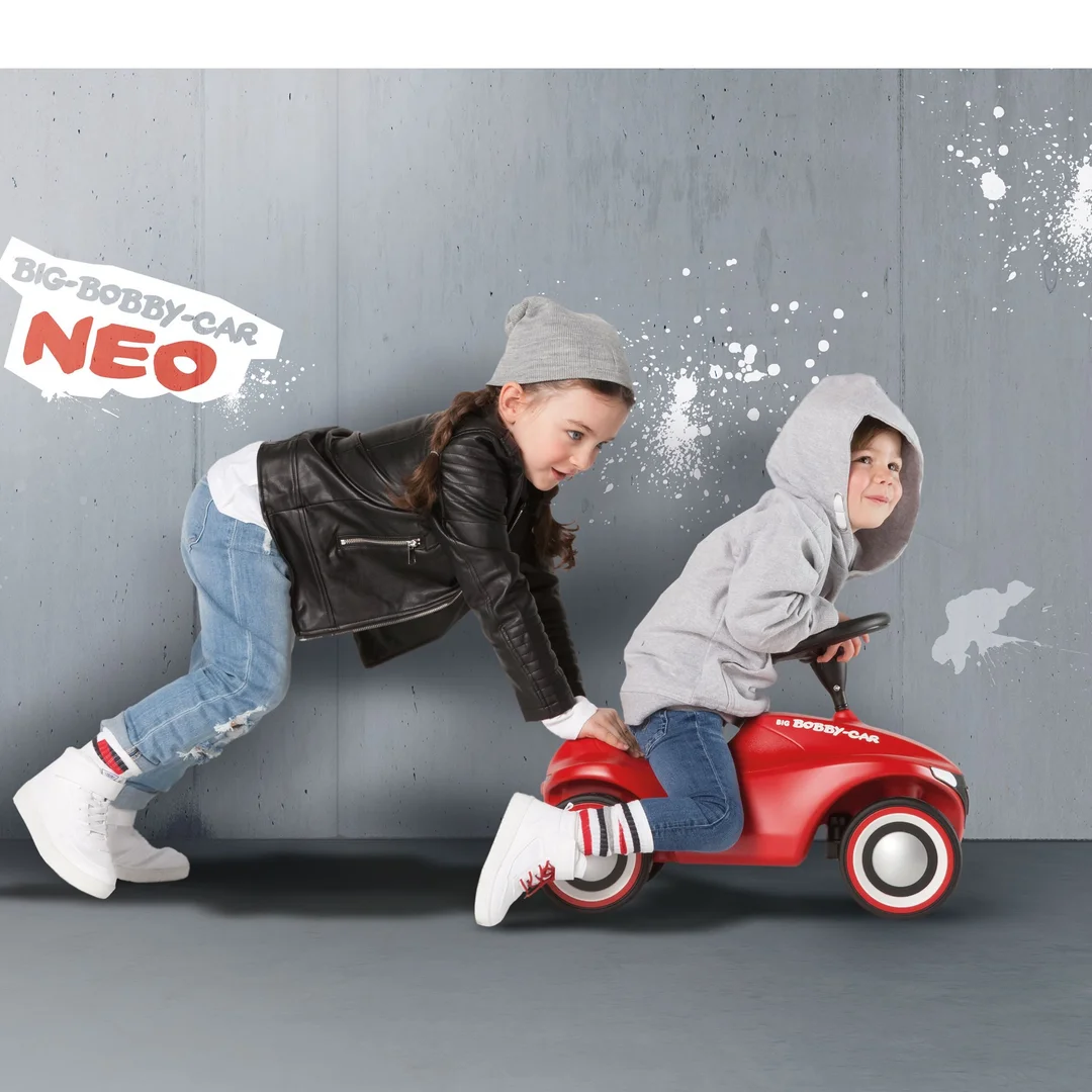 BIG Czerwony jeździk Bobby Car Neo Red