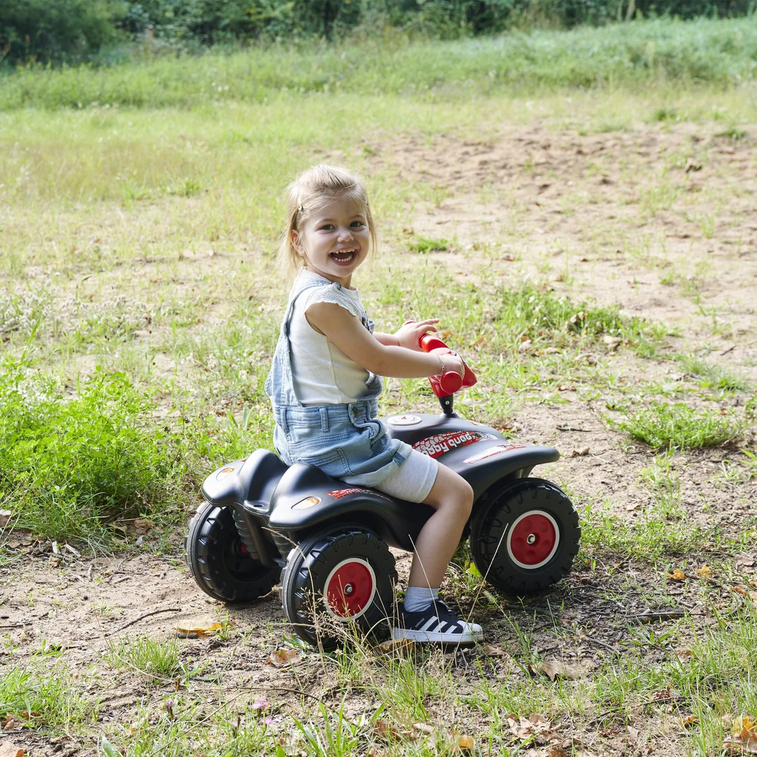 BIG Bobby Quad Racing Jeździk Czarny Odpychacz dla Chłopca Auto