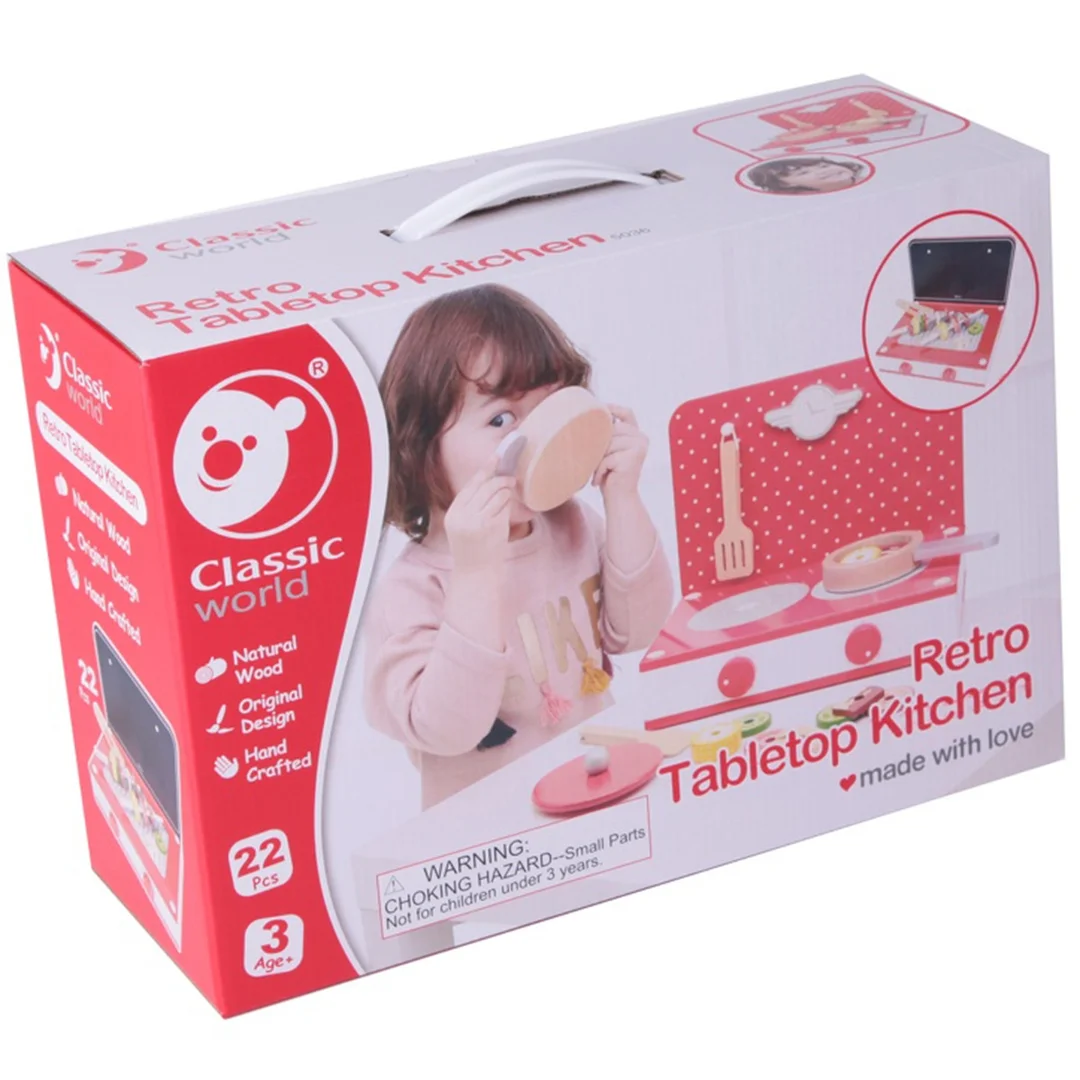 CLASSIC WORLD Drewniana Grill Kuchenka dla